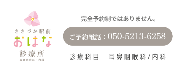 ささづか駅前おはな診療所|東京都渋谷区笹塚駅すぐ|耳鼻科、内科